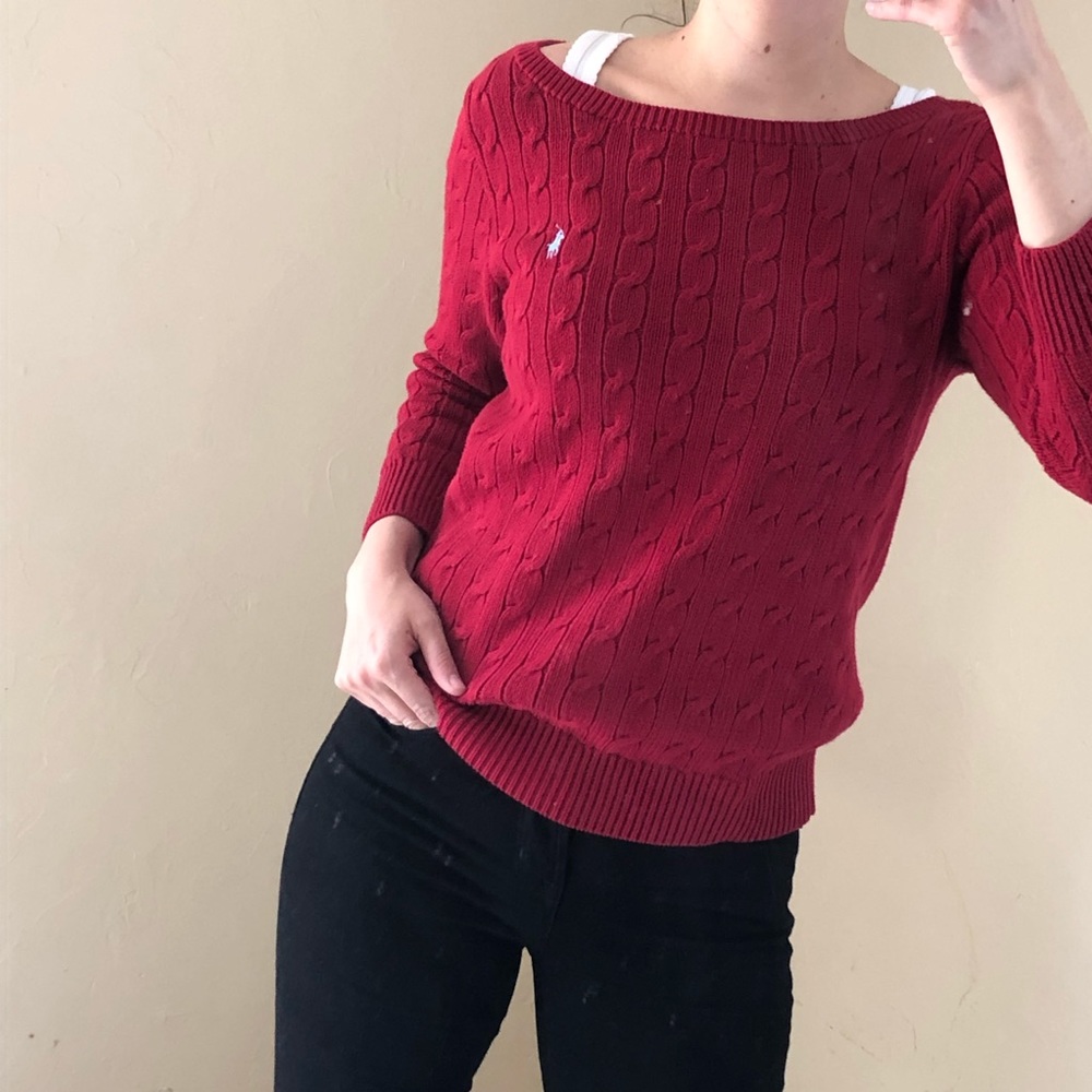 Red Ralph Lauren Sweater